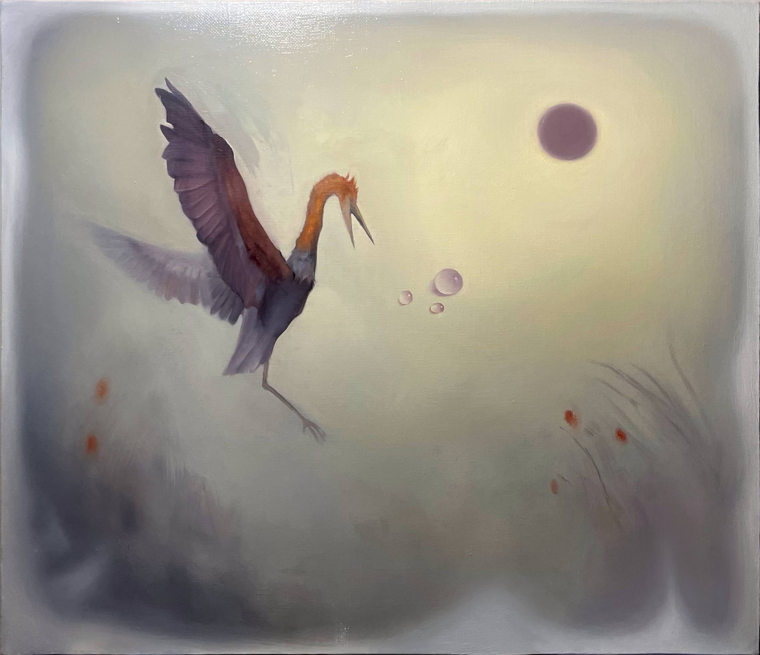 Painting "Finding Water" — oil on canvas, 60×70 cm