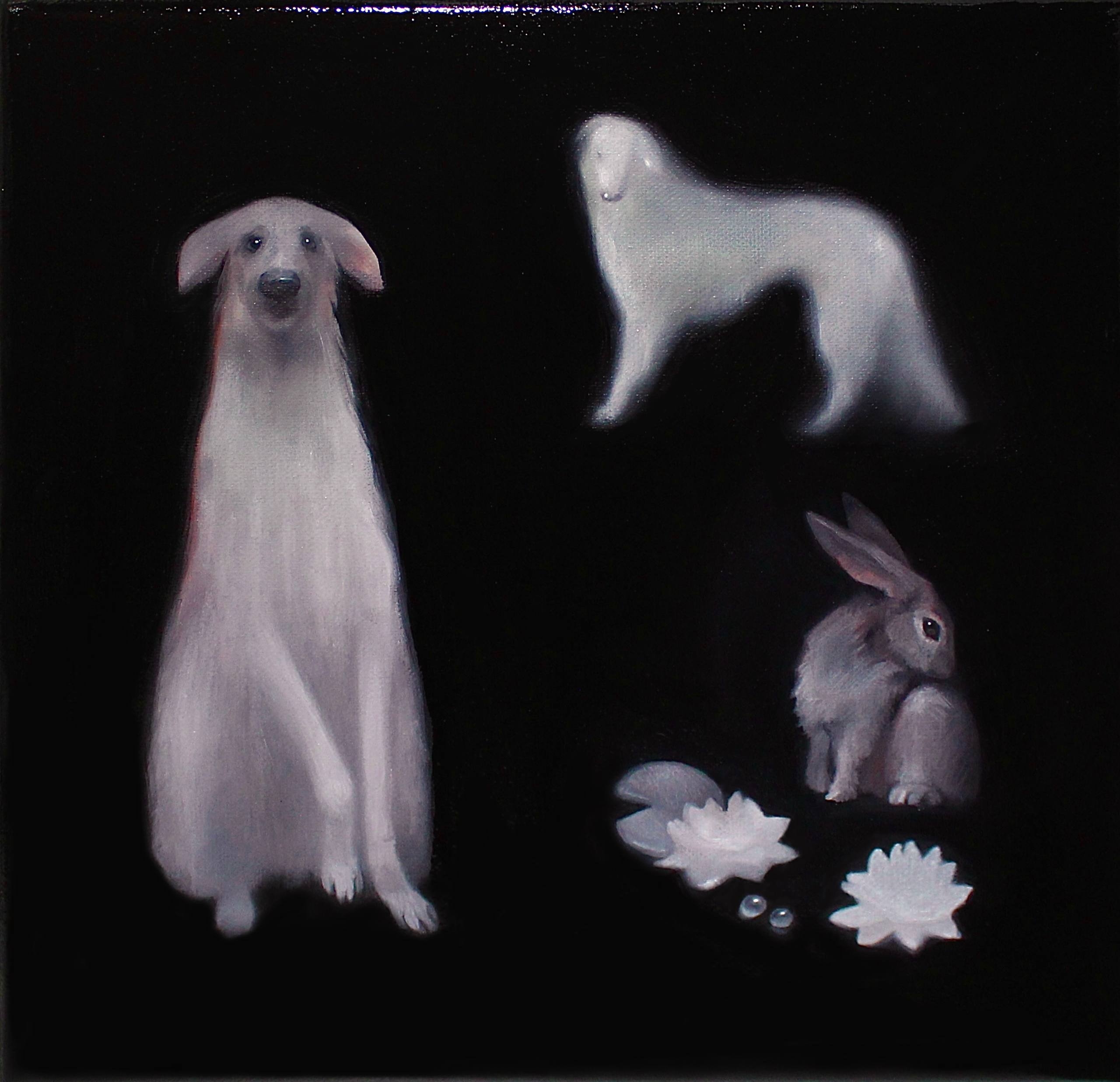 Painting "Little things" — oil on canvas, 30×30 cm