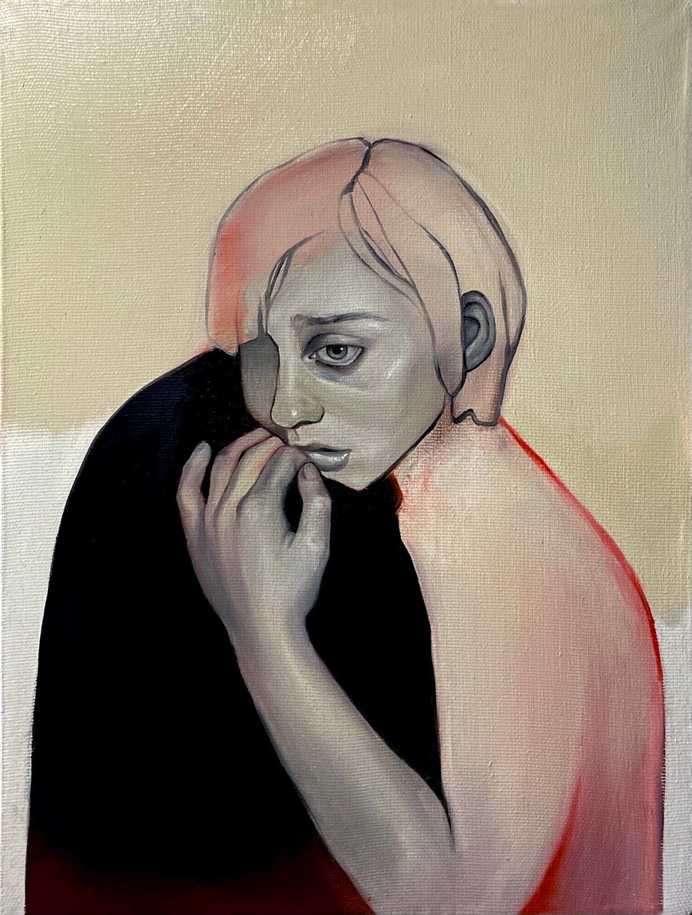 Painting "An Old Friend" — oil on canvas, 30×40 cm