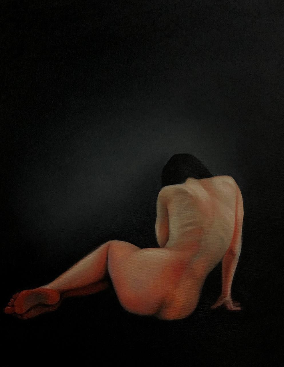 Painting "Void" — oil on canvas, 30×40 cm
