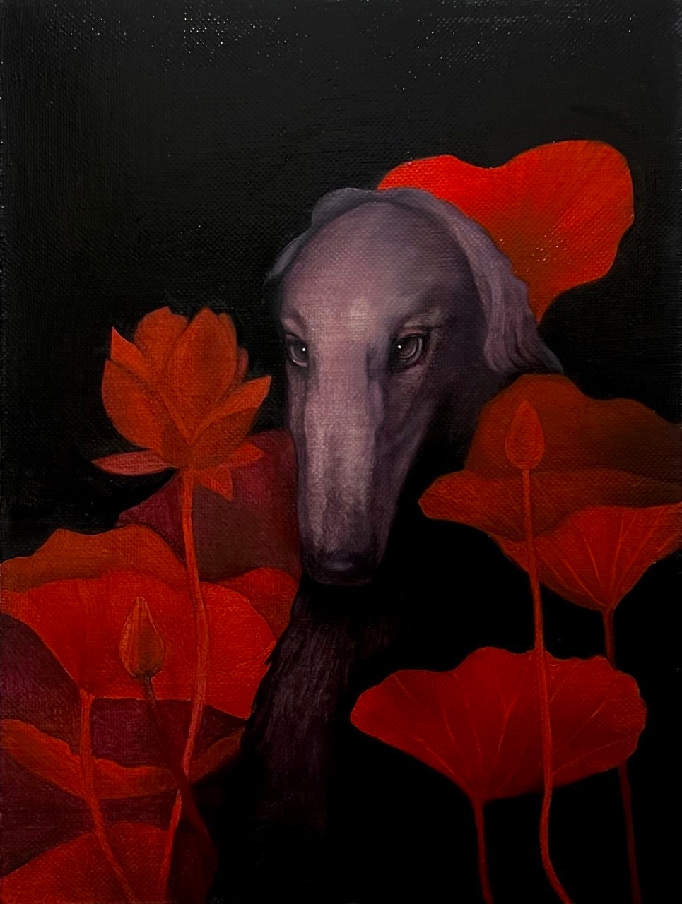 Water lily — painting 30×40 cm Painting "Water lily" — oil on canvas, 30×40 cm